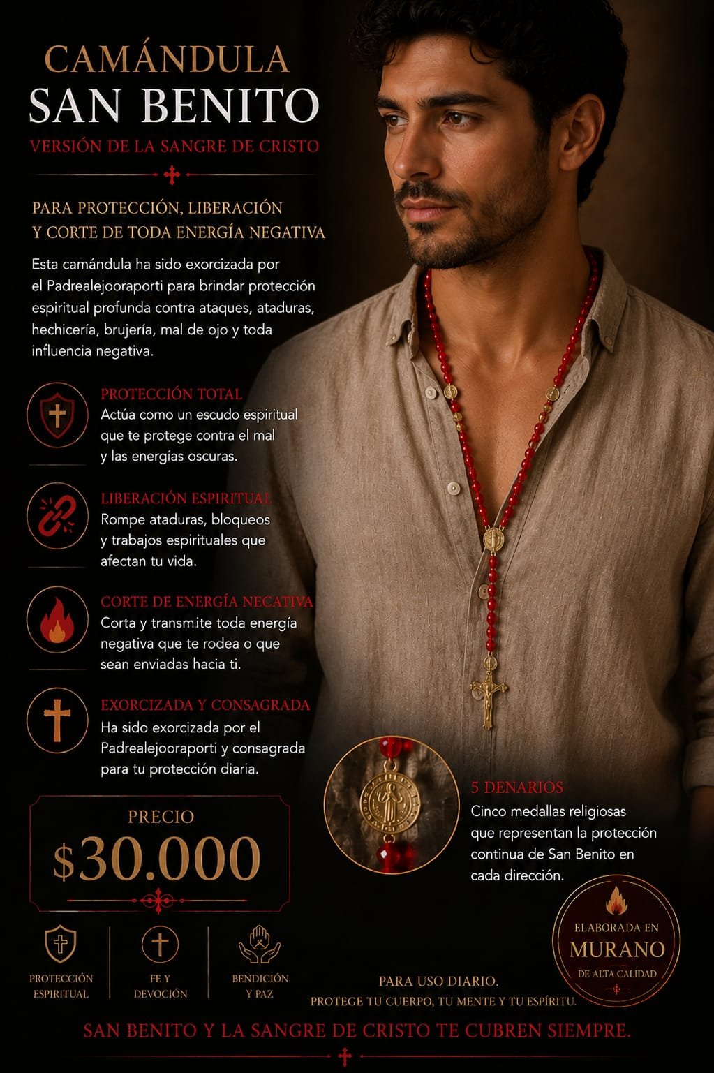 CAMÁNDULA DE LA SANGRE DE CRISTO